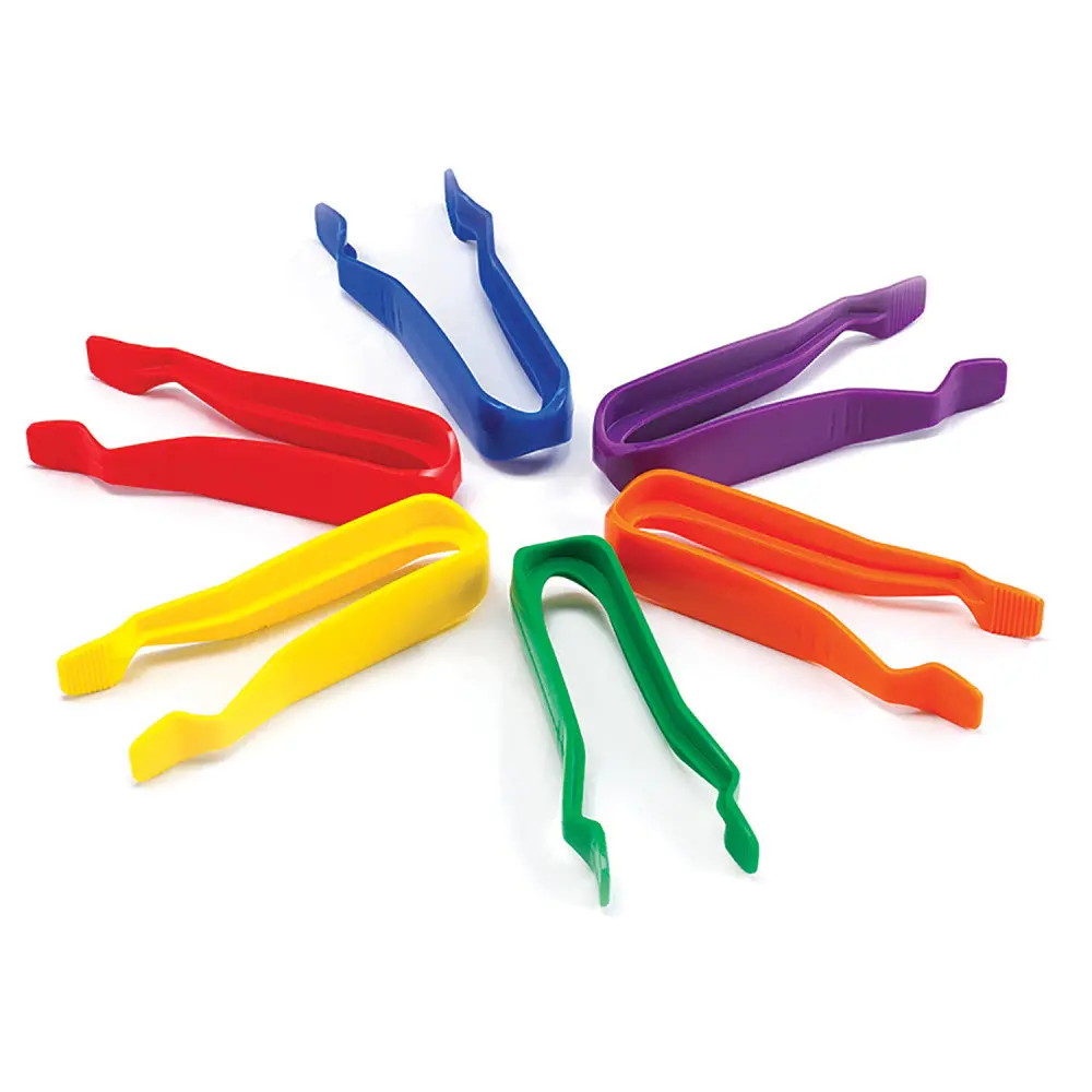 Edxeducation Colorful Jumbo Tweezers - Sorting & Counting - Set Of 12 1