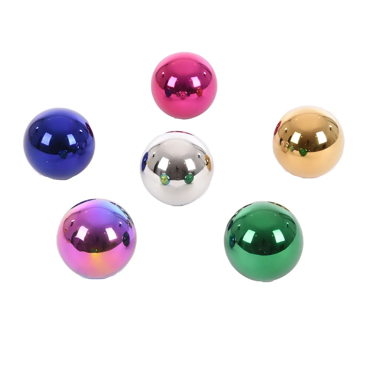 Tickit Sensory Reflective Color Mystery Balls - Set Of 6 1
