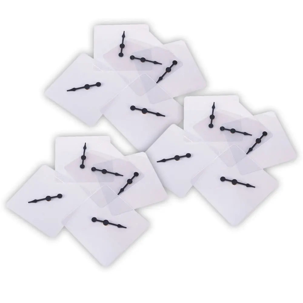 Learning Advantage Transparent Spinners - Customizable, Durable Plastic - Set Of 15 1