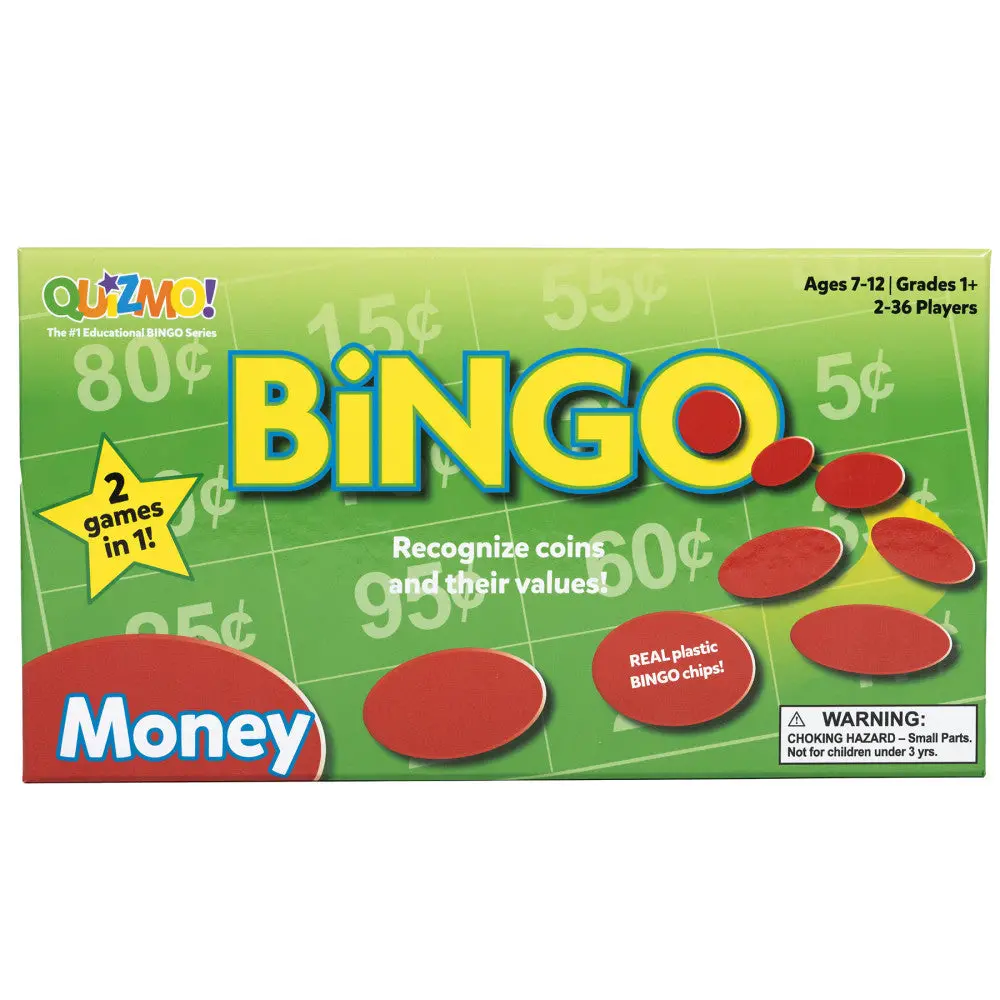 Learning Advantage Quizmo Money Interactive Bingo-Style Money Game 1