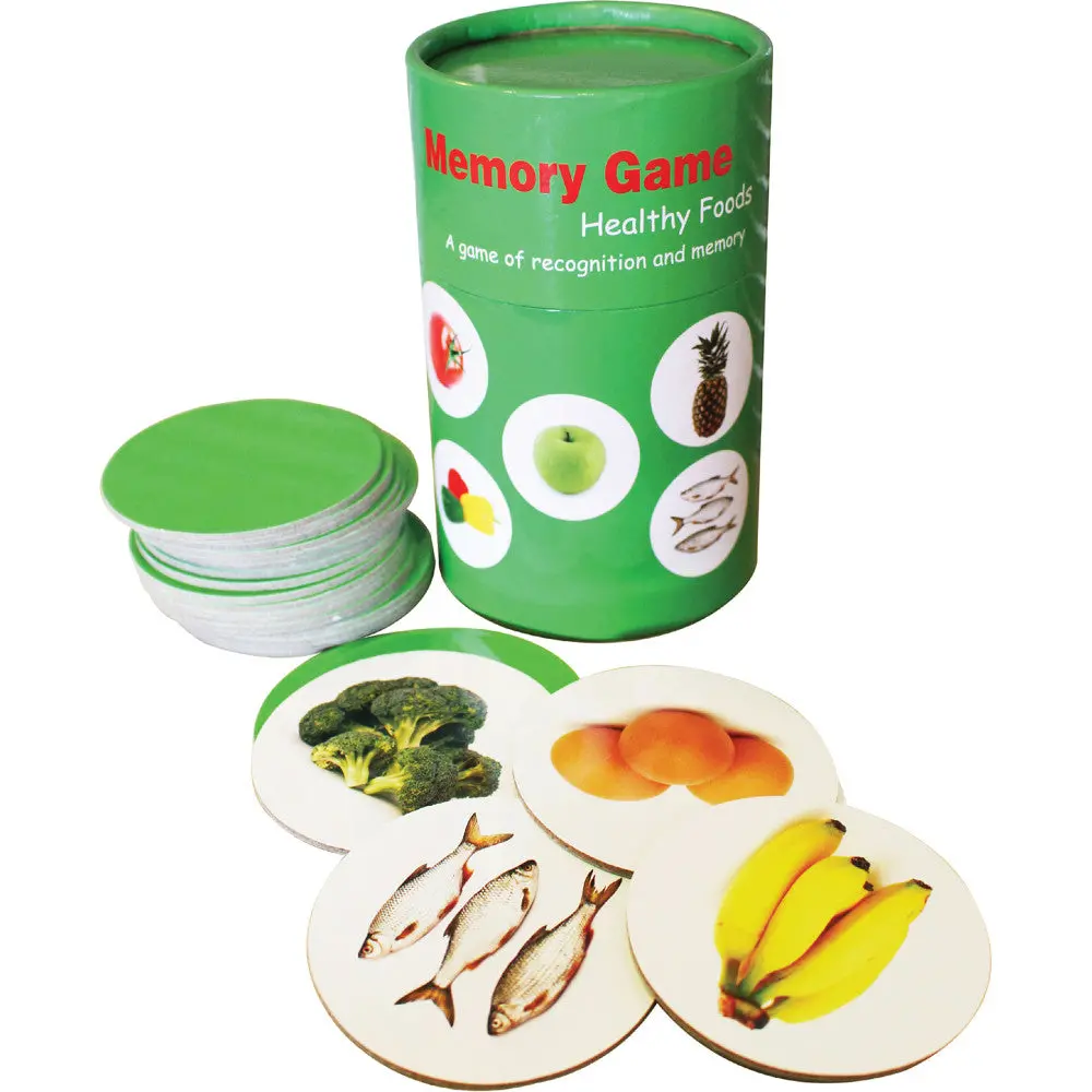 The Freckled Frog Healthy Foods Matching Pairs Game 1