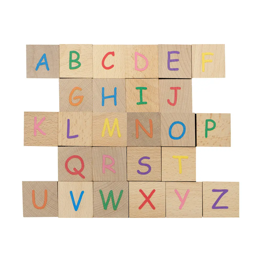 The Freckled Frog Beechwood Abc Blocks – Educational Toy 1