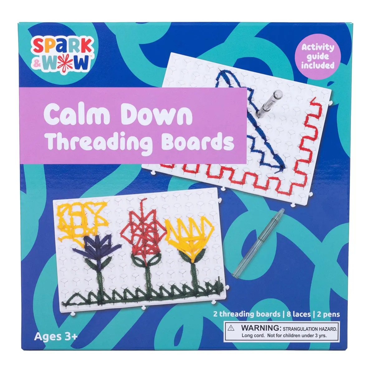 Spark & Wow Calm Down Threading Boards - Interactive Mindfulness Toy 1