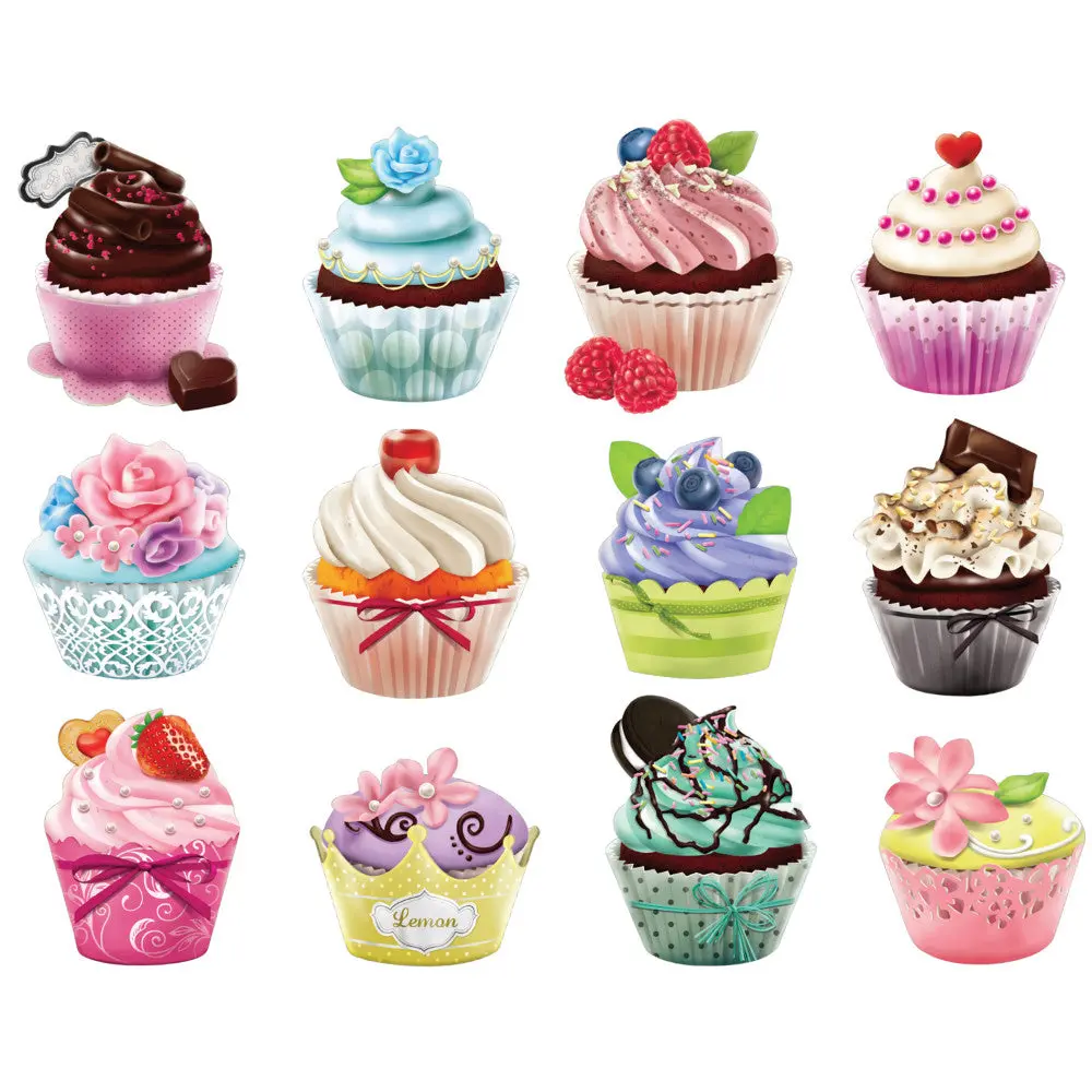 Cra-Z-Art Colorful Cupcakes 12-Pack Jigsaw Puzzle - 500 Pc 1