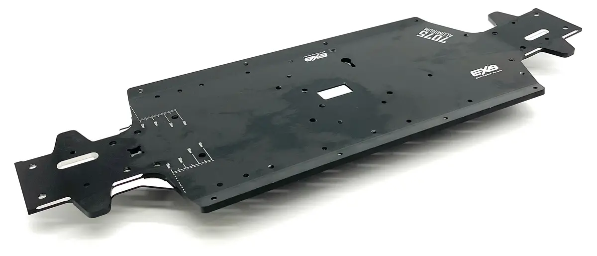 Outcast 8S Exb - Chassis (Black 5Mm Aluminum 445Mm Wheelbase Arrma 1/5 Ara5210v2 1