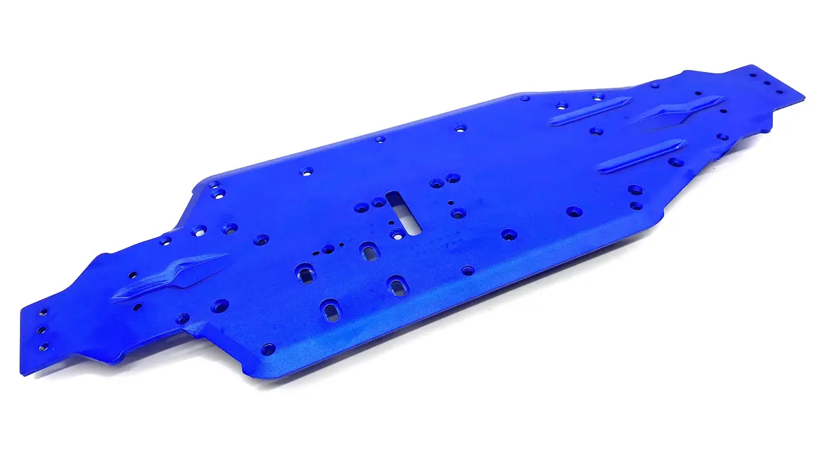 Fits Sledge - Chassis (Blue Anodized Aluminum Plate 9522 Traxxas 95096-4 1
