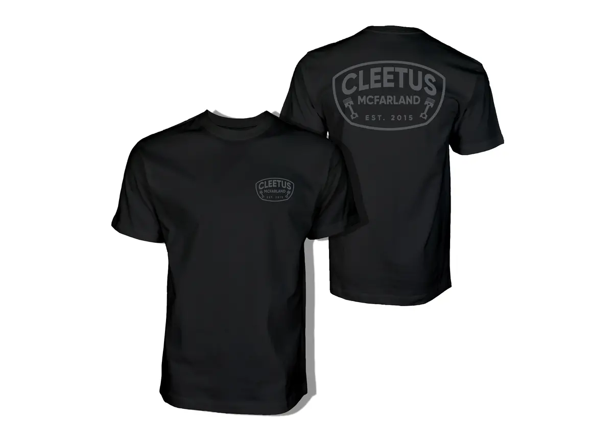 Est. 2015 Cleetus Shirt (Black And White) 1