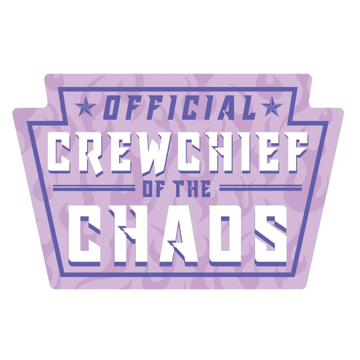 Official Crew Chief Of The Chaos Sticker 1
