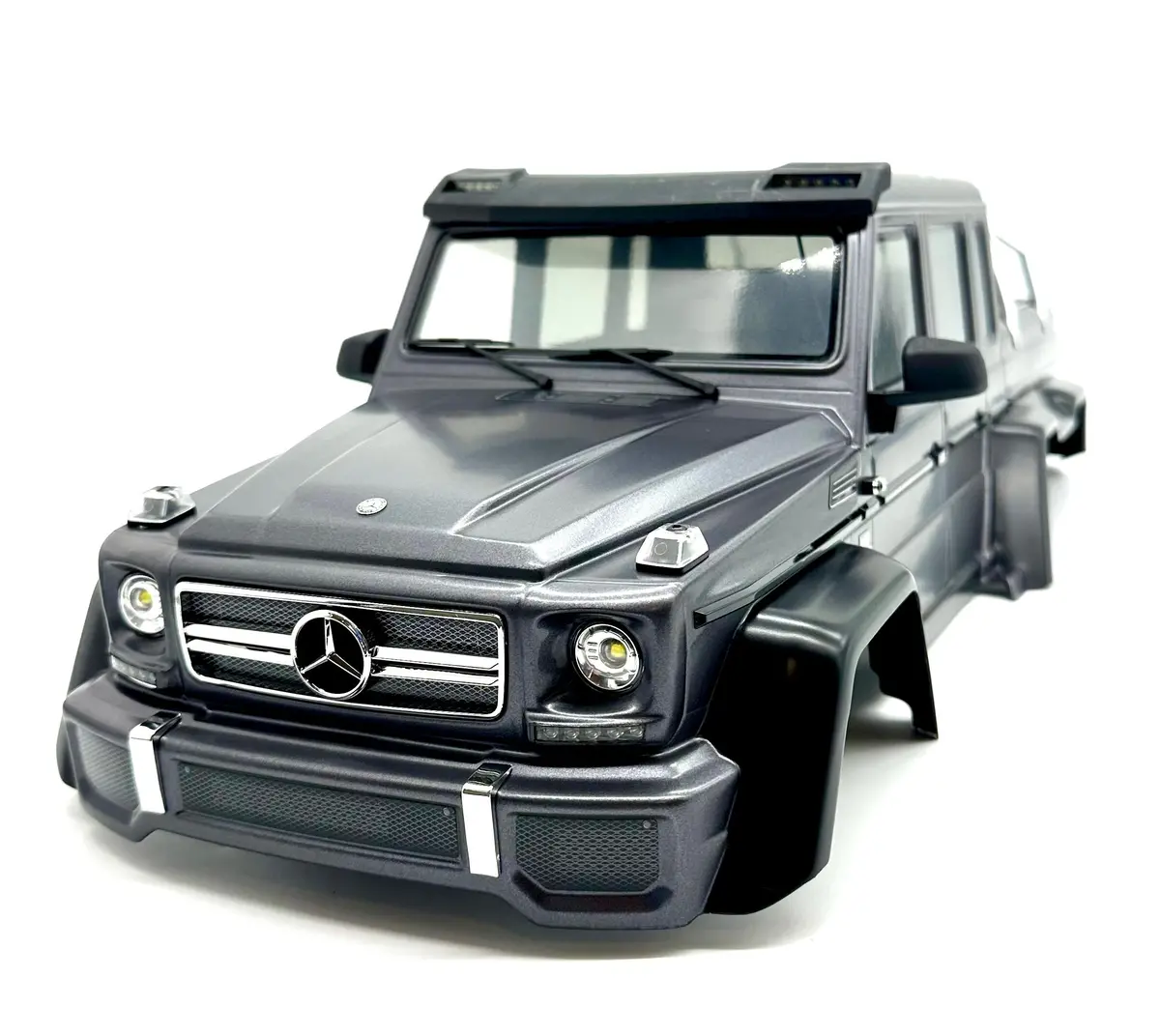Trx-6X6 Mercedes-Benz - Body Cover Graphite Shell Clipless Painted 88096-4 1