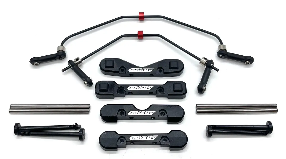 Team Corally Asuga Xlr - Suspension Mounts, Sway Bars And Pins  C-00288 1