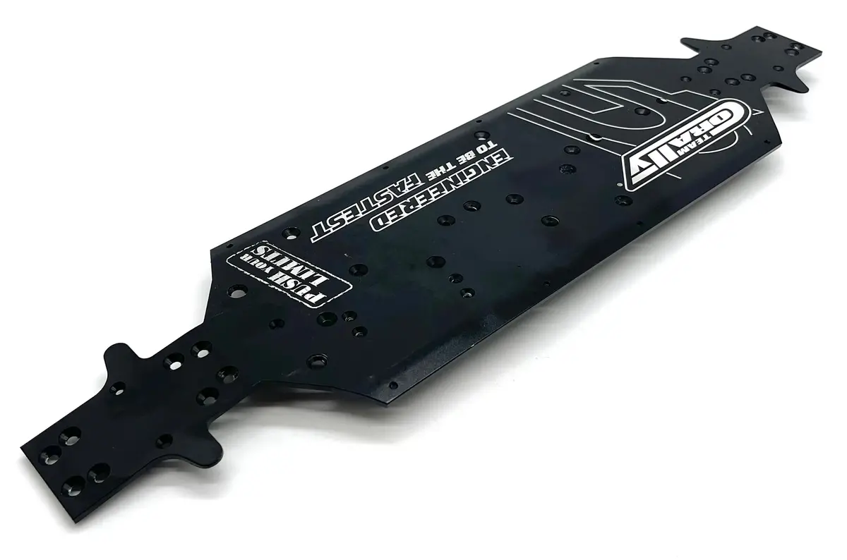Team Corally Asuga Xlr - Chassis (Black Aluminum Truggy Long Shogun Lwb C-00288 1
