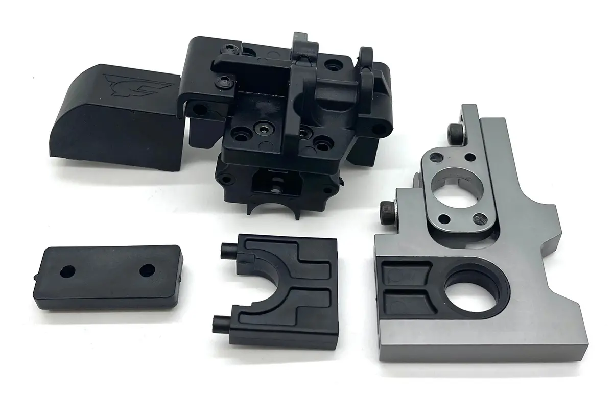 Team Corally Asuga Xlr - Sliding Motor Mount Aluminum Bulkhead Insert Cover C-00288 1