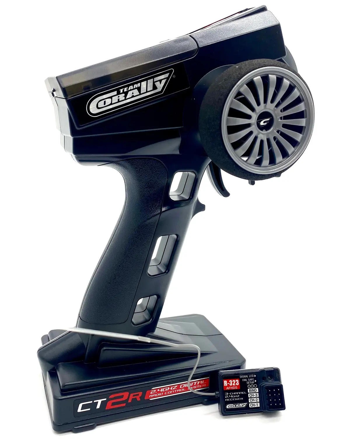 Team Corally Spark Xb6 - Radio Set 2.4Ghz 2Ch Rx Ct2r W/ F-323 Rx C-00285 1
