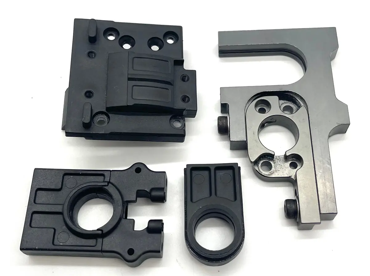 Team Corally Spark Xb6 - Sliding Motor Mount Aluminum Bulkhead Insert Cover C-00285 1