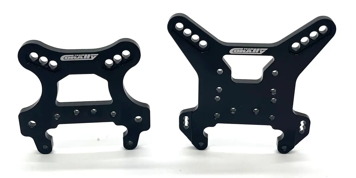 Team Corally Spark Xb6 - Towers (Front/Rear Shock Tower Aluminum Anodized C-00285 1