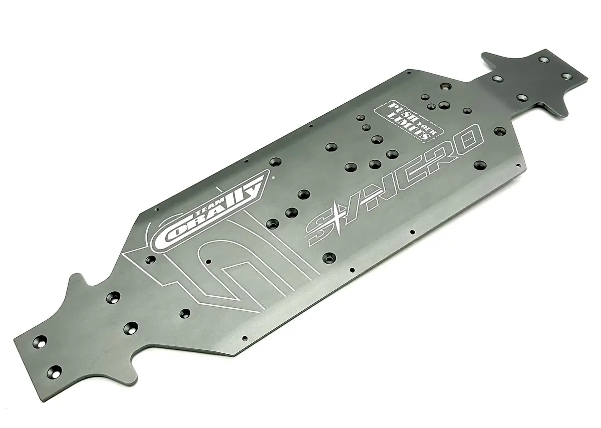 Team Corally Kagama 4 - Chassis (Aluminium 3Mm - Silver C-00293 1