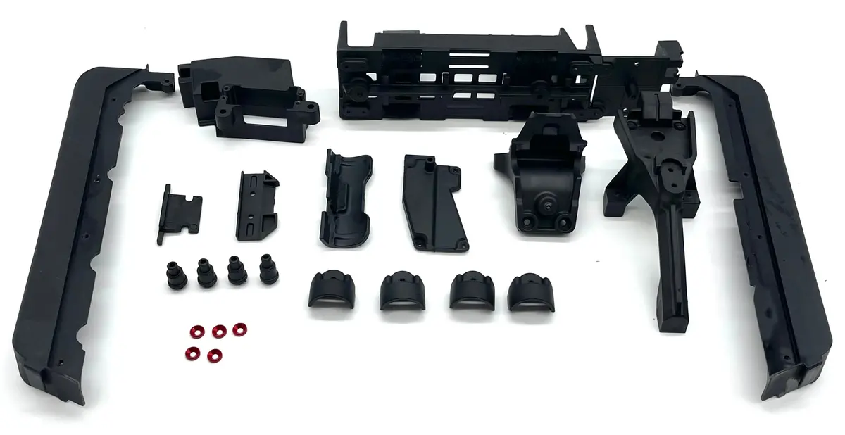 Team Corally Syncro-4 - Plastic (Battery Esc Tray, Roll Tower, Mounts C-00287 1