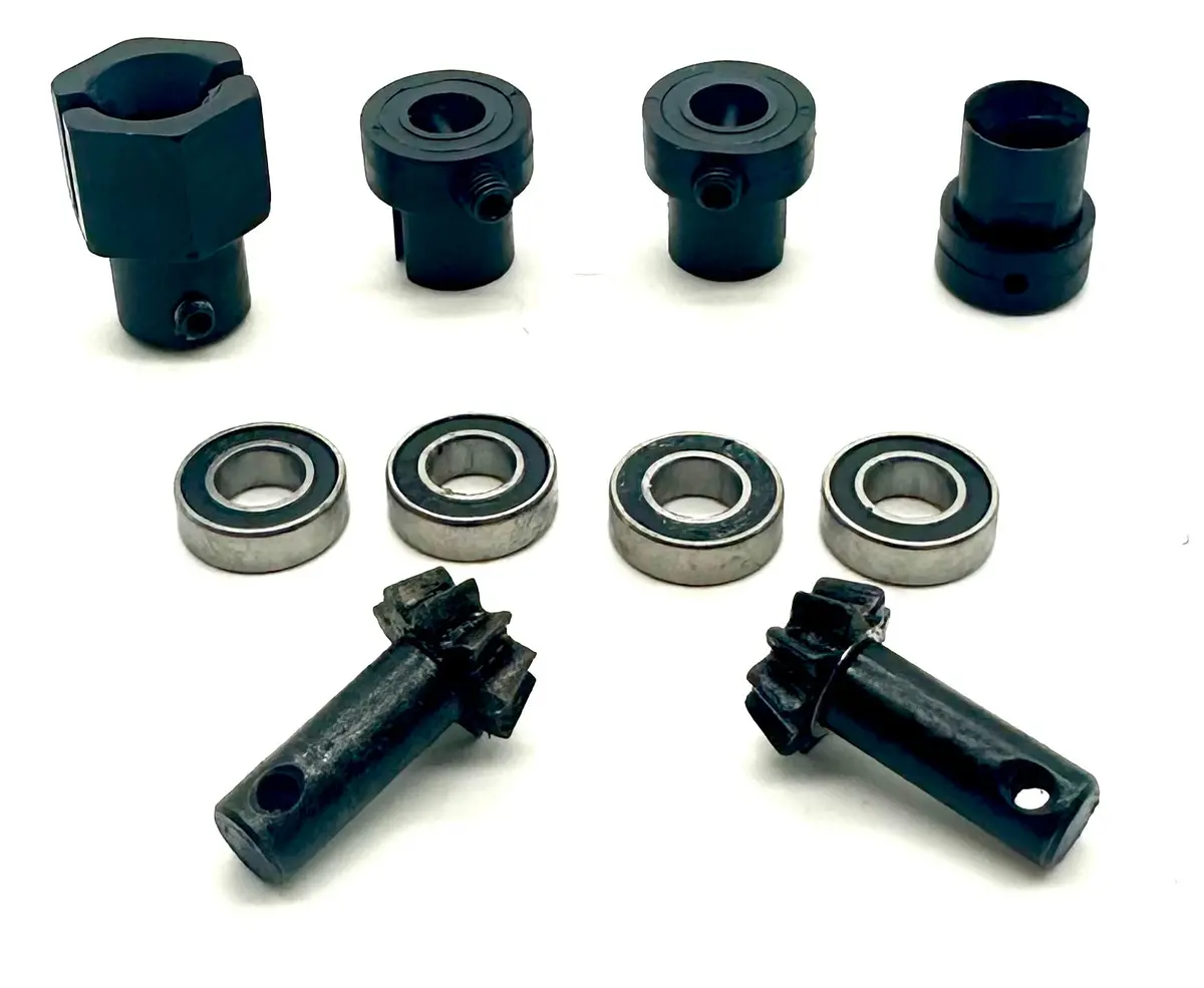 Savage Xl 5.9 Gtxl-6 - Bevel Gear Set (9T) & Bearings & Drive Cups Flux Hp Hpi 160102 1