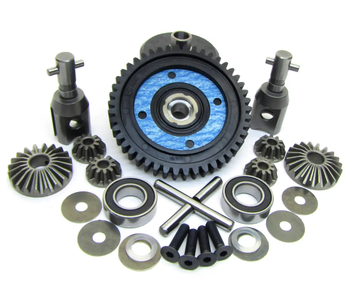 Mbx8r Eco Center Differential 46T Set (E2245) Htd Gearbox Diff  Mugen E2028 1