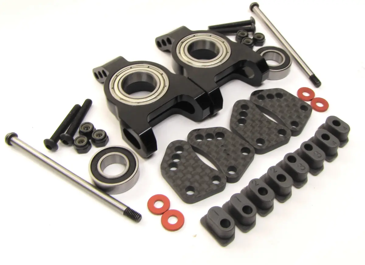Hot Bodies D817 - Rear Hubs (Carrier Pins Aluminum Updated Hbs204124 New Buggy 1