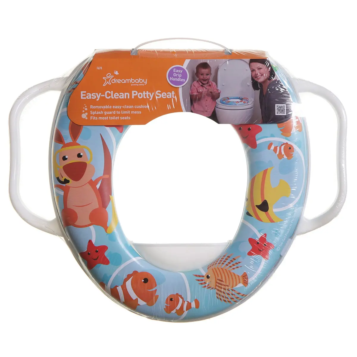 Dreambaby® Easy Clean Toilet Seat - Australian Animals 1