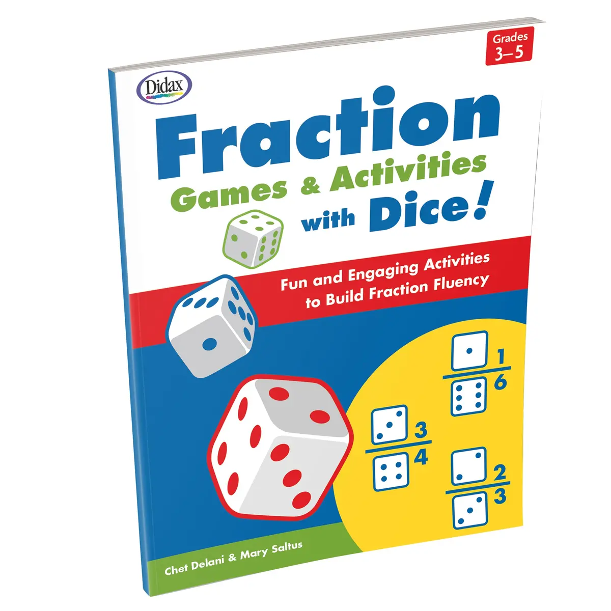 Didax® Fraction Fun - Math Dice Games & Activities Resource Book 1