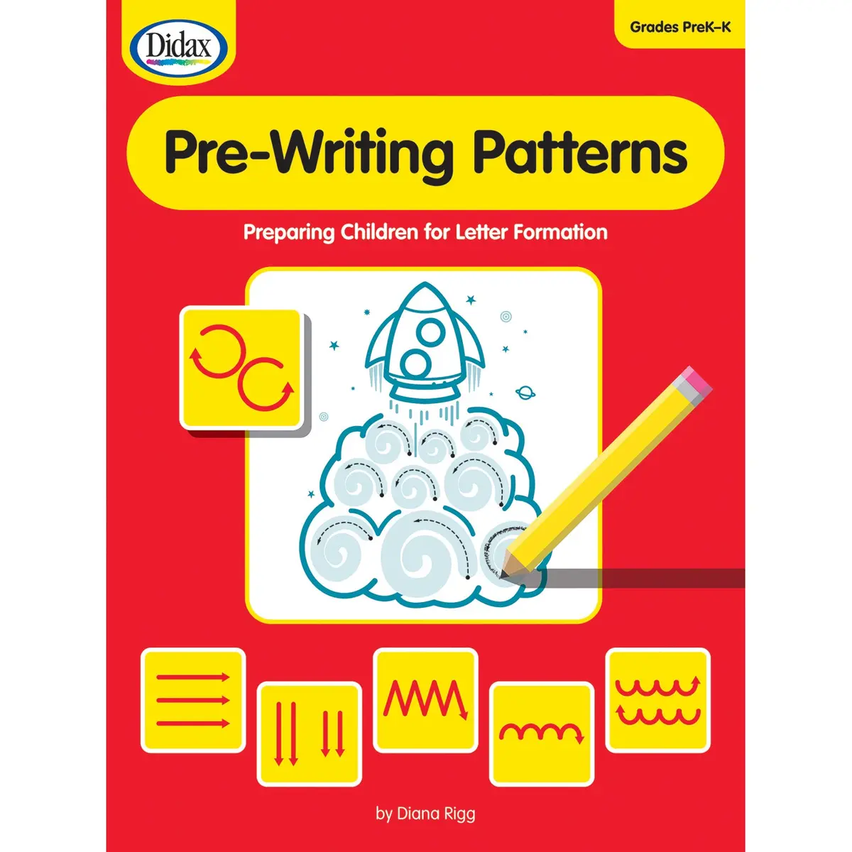 Didax Pre-Writing Patterns Book - Motor Skills Development - Paperback 1