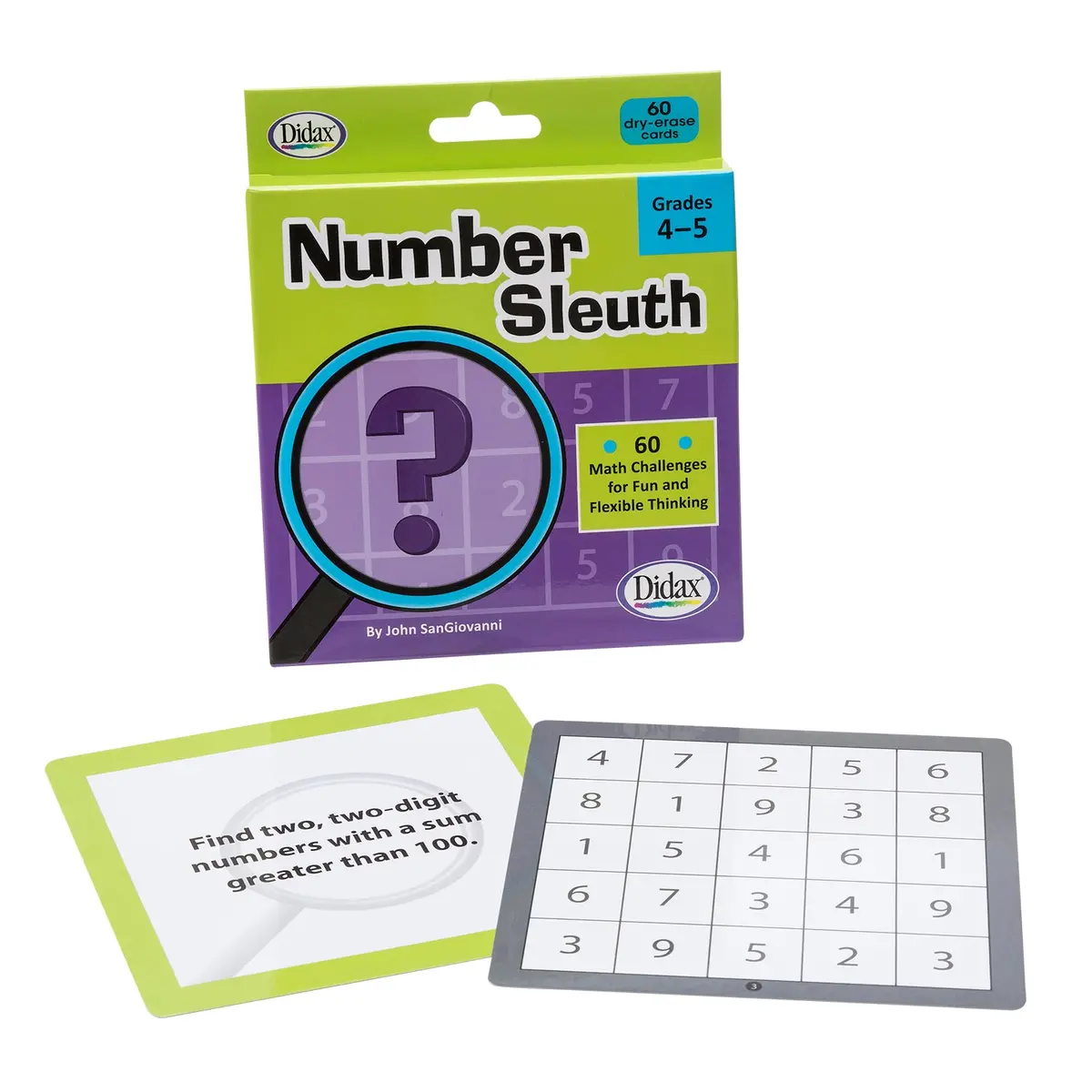 Didax Number Sleuth Math Game - Engaging Puzzle Play - Grades 4-5 1