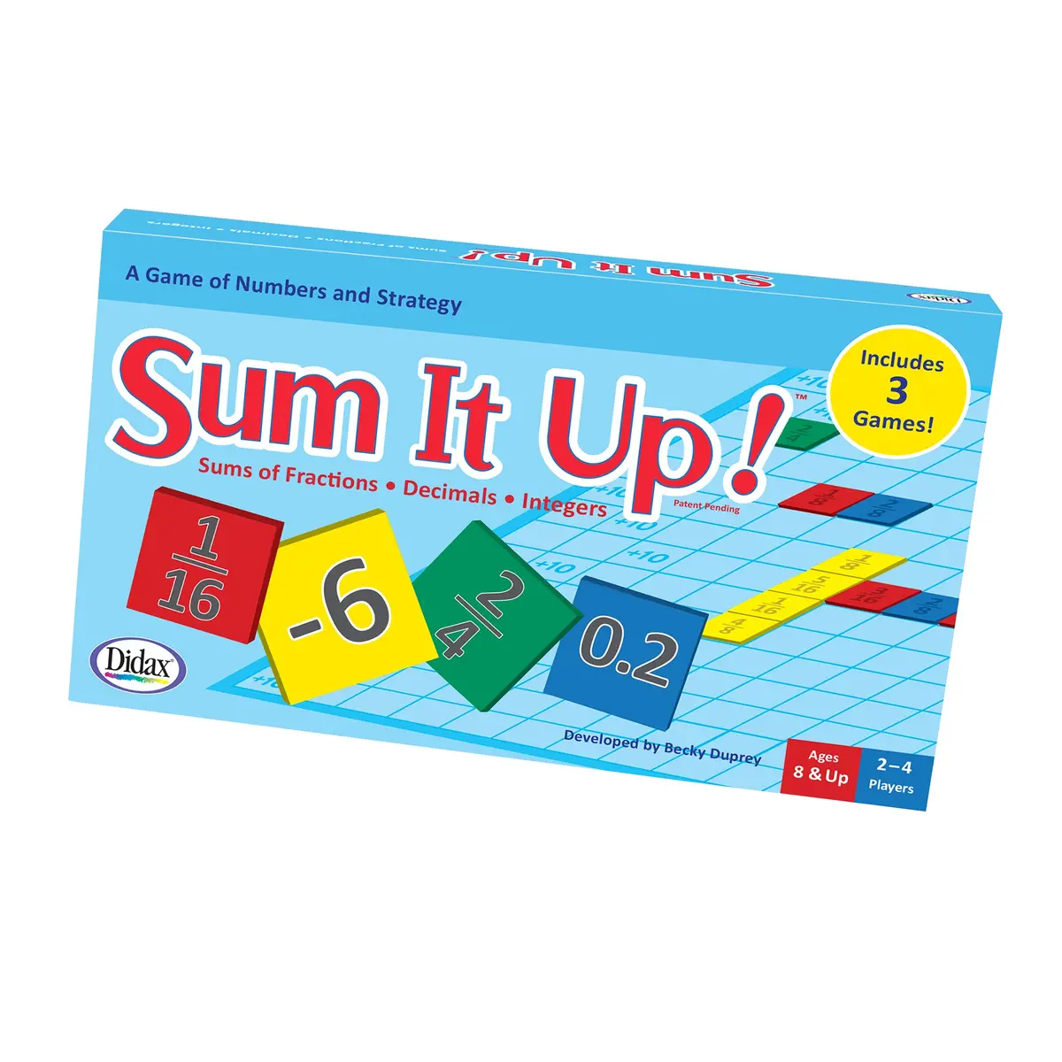 Didax Sum It Up! - Fractions, Decimals, Integers Game Set 1