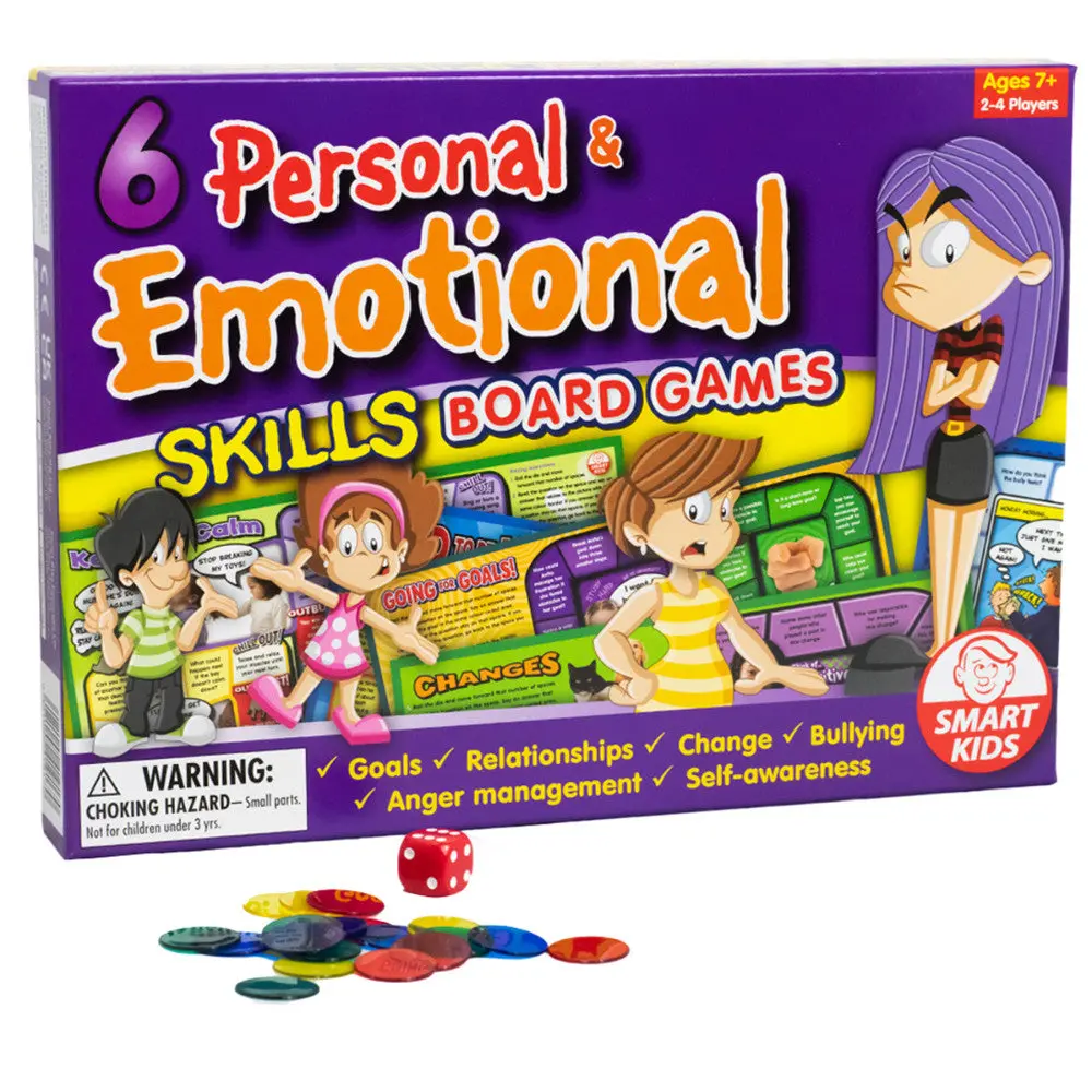 Smartkids Emotional Intelligence Board Games - Set Of 6 1
