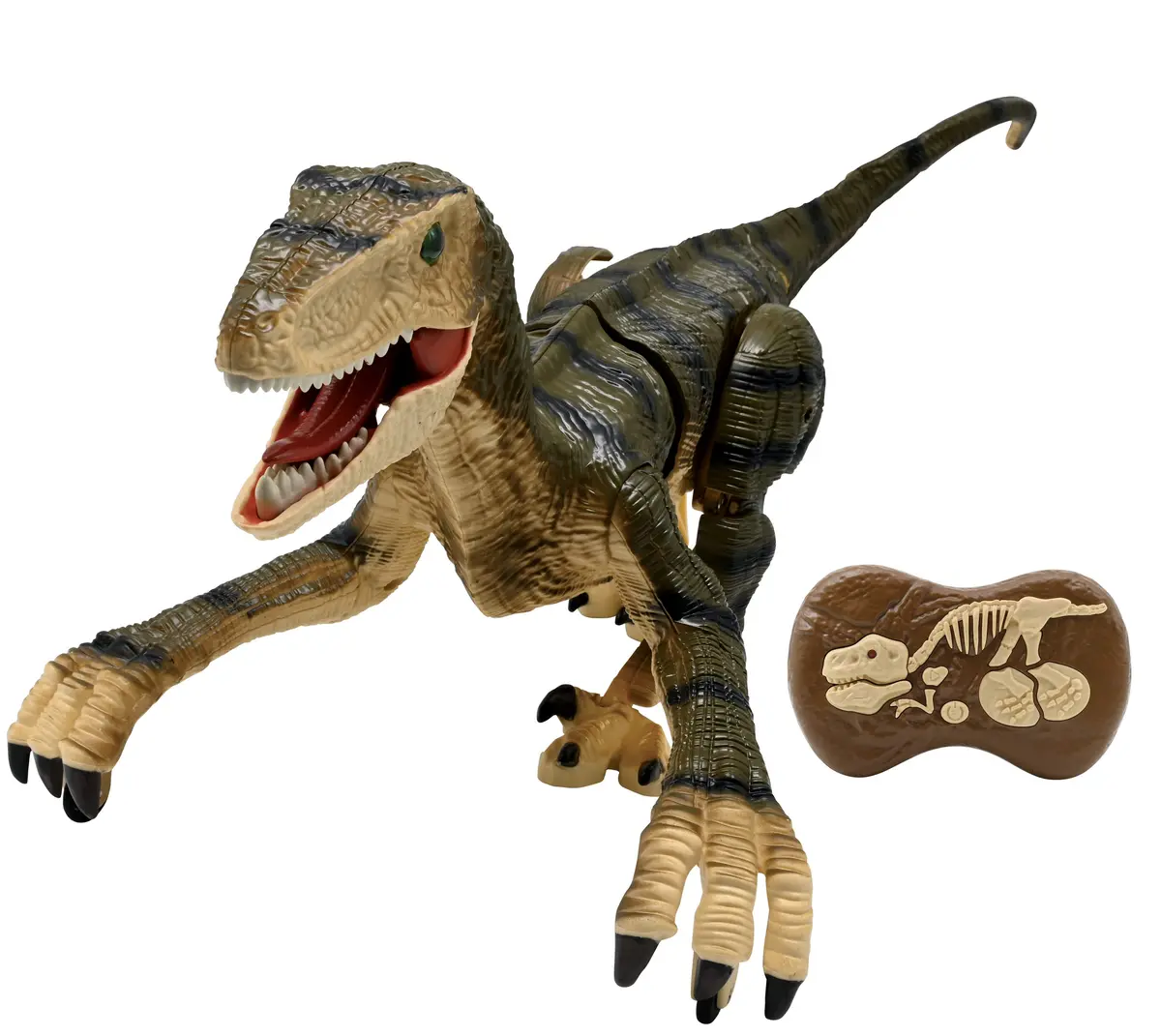 Lexibook Remote Control Velociraptor - Realistic Dinosaur Action 1