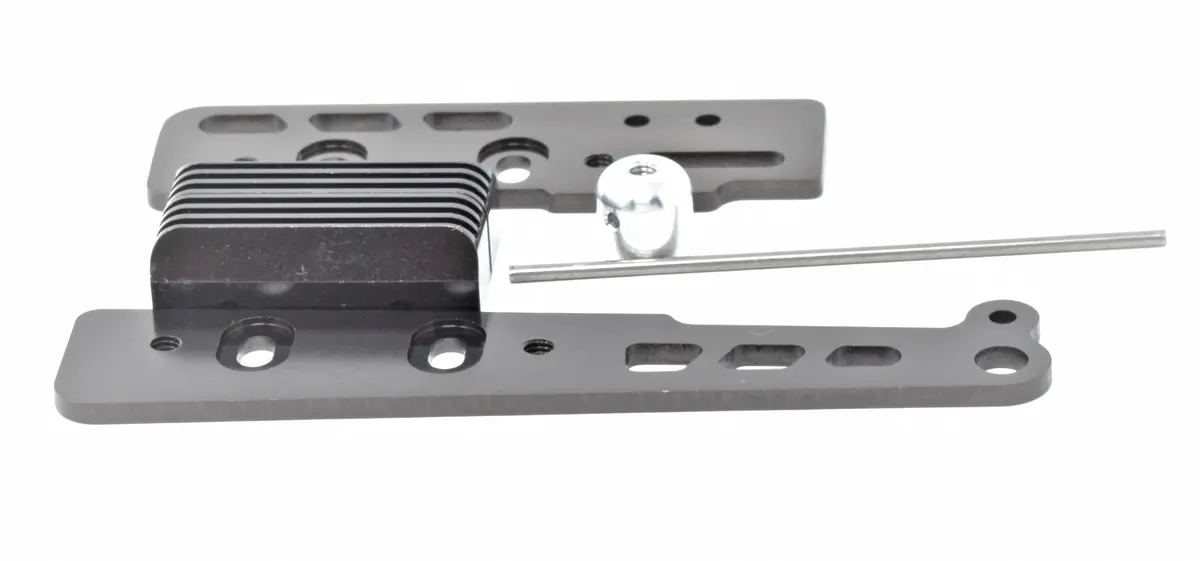 Kyosho Inferno Mp10 - Engine Mount (W/Pipe Mount & Plates Gunmetal Kyo33015b 1