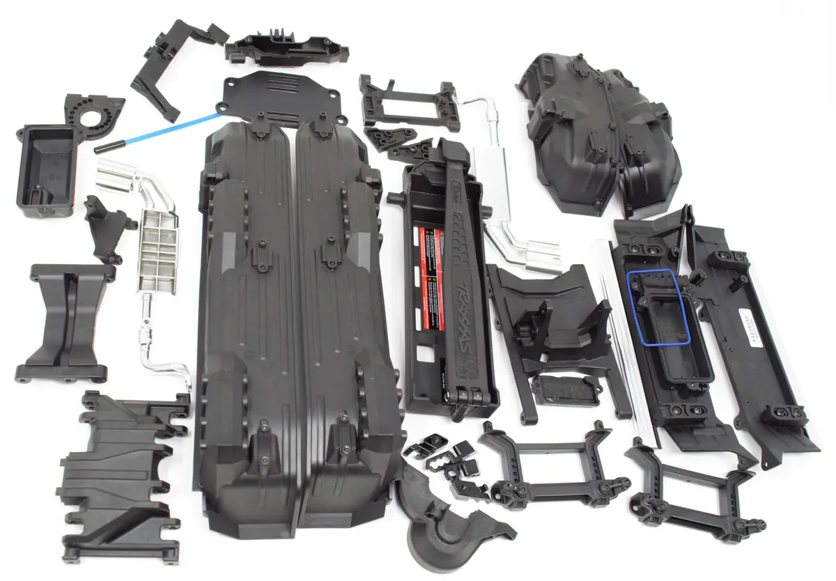 Trx-6X6 Mercedes-Benz - Fenders Rock Sliders Battery Plate Mount 88096-4 1