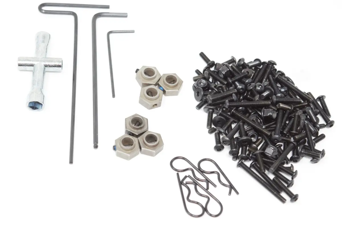 Trx-6X6 Mercedes-Benz - Screws Tools 12Mm Hex Hubs Nuts Hardware 88096-4 1