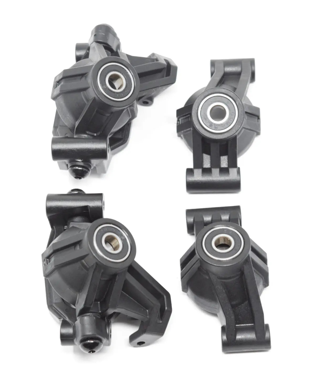 1/10 Maxx Front/Rear Hub Carriers Caster Steering Blocks Traxxas 89076-4 1