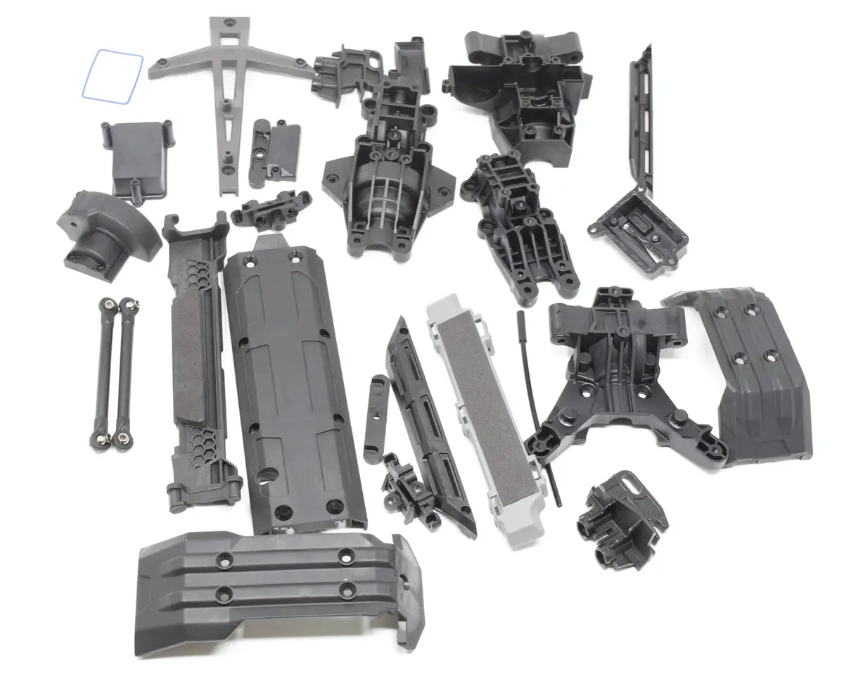 1/10 Maxx Plastic Set (Front Rear Bulkhead Skid Plates Brace Box Traxxas 89076-4 1
