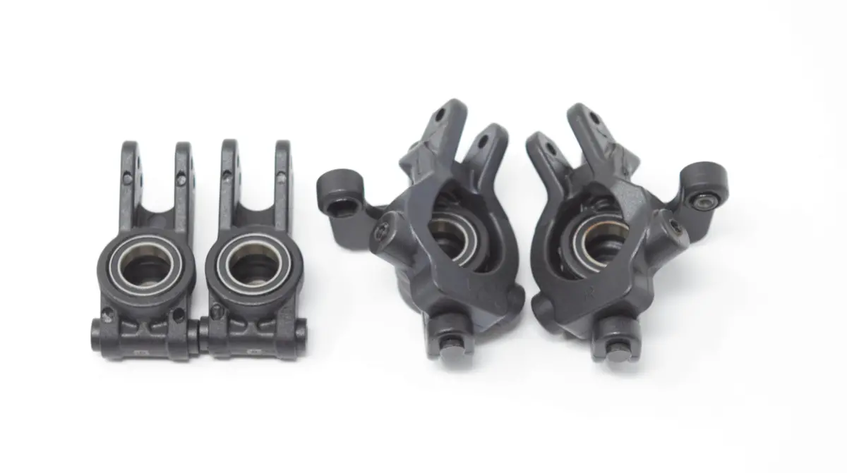 Losi Tenacity Pro - Front Spindles, Carriers & Hubs Set, Bearings Buggy Los03027 1