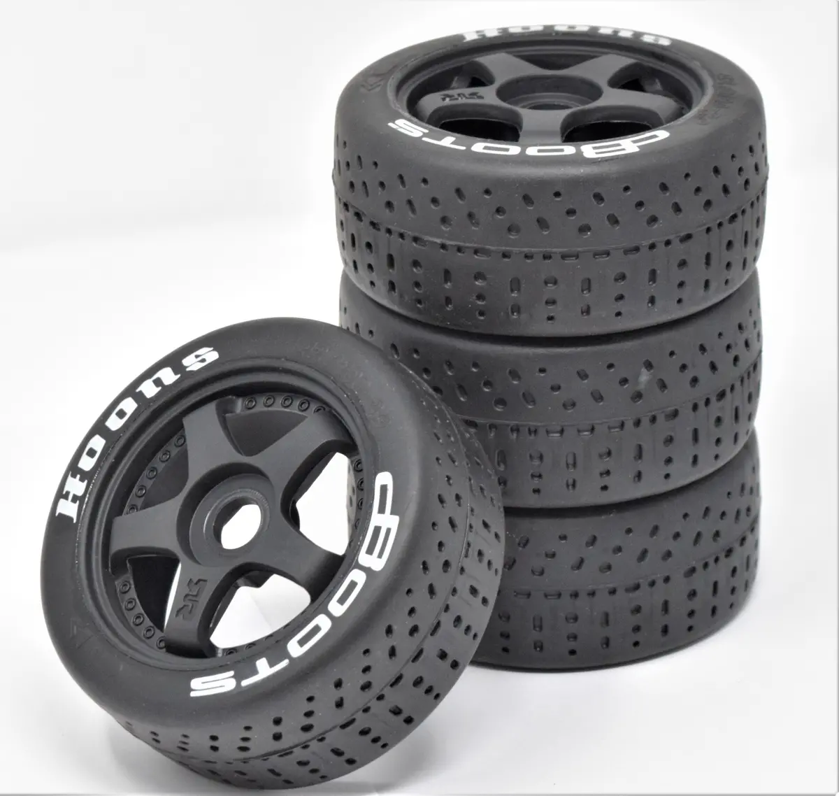 Arrma Infraction 6S - Tires & Wheels (Tyres "Hoons" Dboots 5-Spoke Ara7615v2 1
