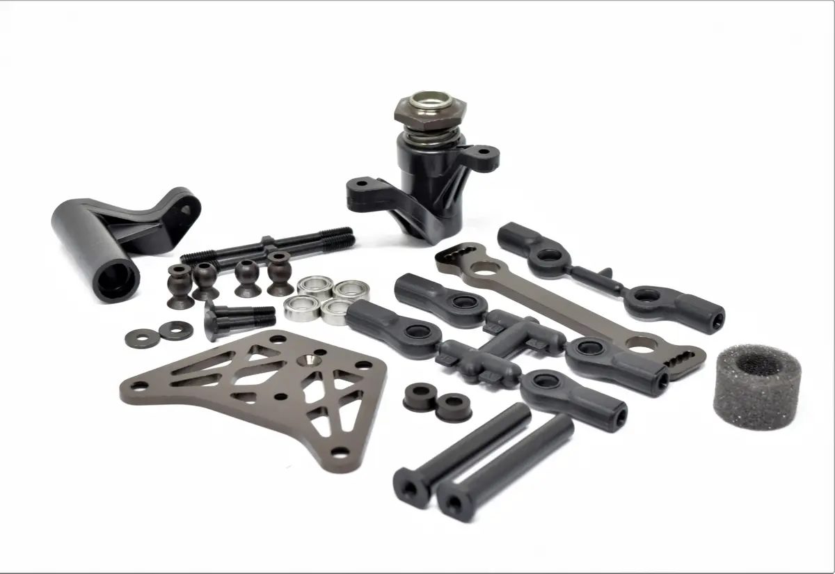 Kyosho Inferno Mp10 - Steering Set (Bell Crank Servo Saver Plate Kyo33015b 1