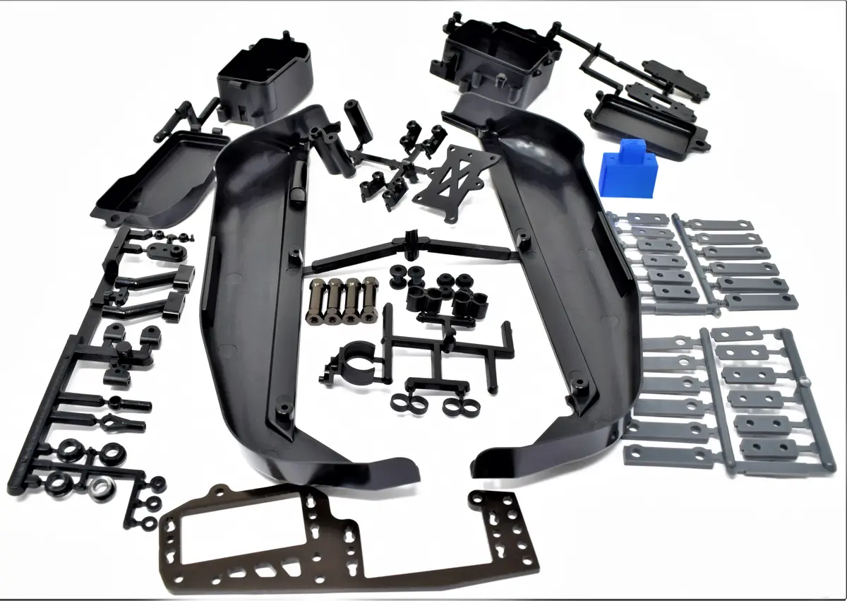 Kyosho Inferno Mp10 - Side Guards, Battery & Receiver Box Tray Servo Kyo33015b 1