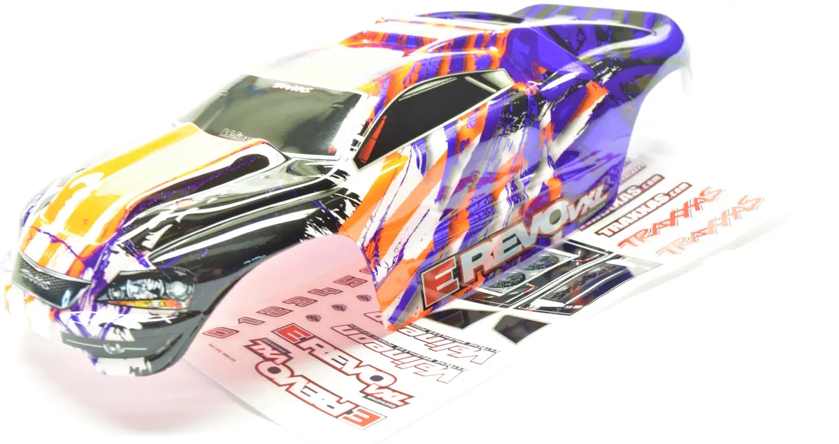 1/16 E-Revo Body, Purple Orange (Shell Cover Factory Painted 71076-3 1
