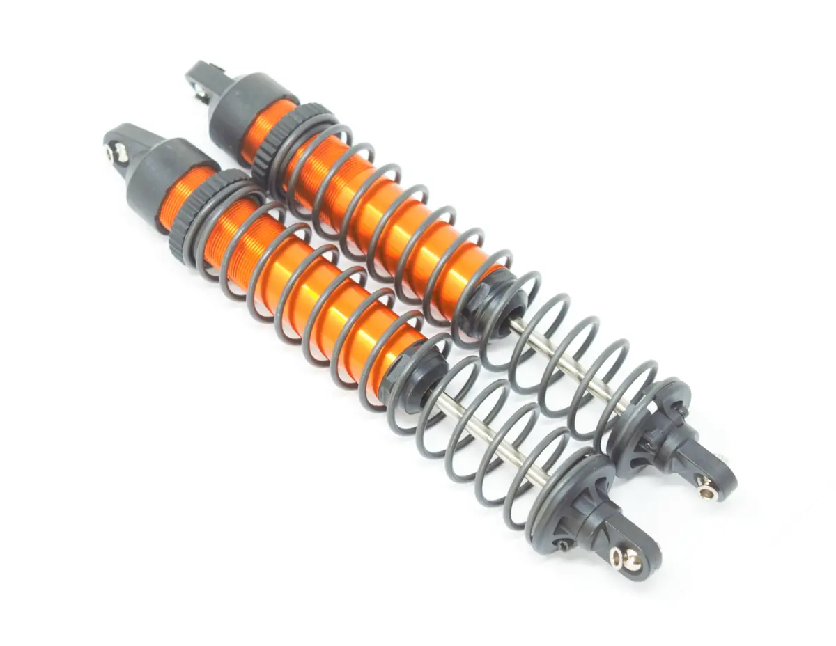 Fits X-Maxx Shocks (Gtx Aluminum Orange-Anodized Tra7761o (2) Springs 77086-4 1