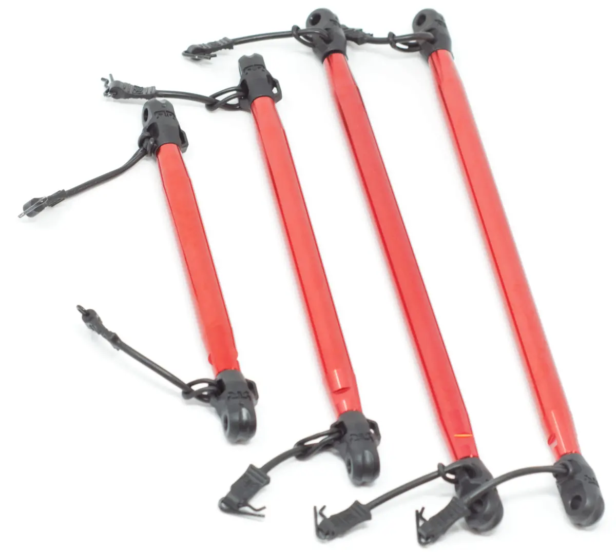 Kraton 8S Exb - Red Support Braces Bars Center Front Rear Arrma 1/5 Ara5808v2 1