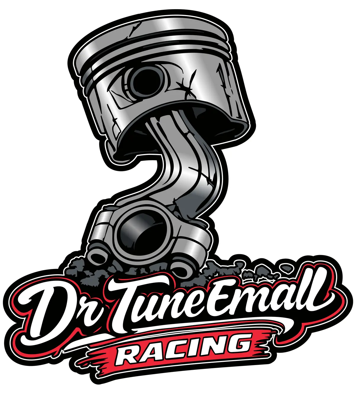 Dr. Tuneemall's Racing Sticker 1