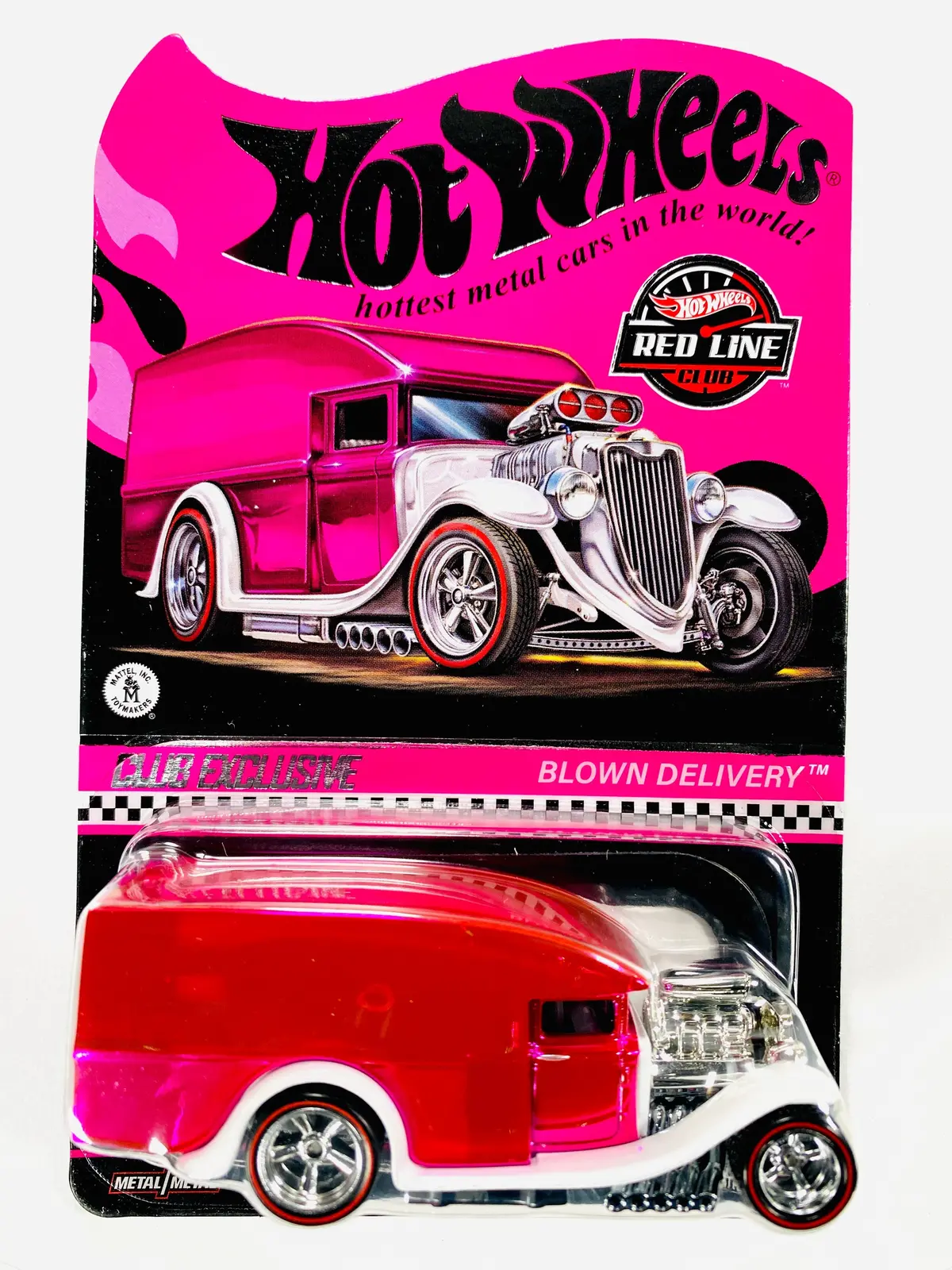 Hot Wheels 2022 Rlc Blown Delivery Pink Party Car - Damaged Card 1