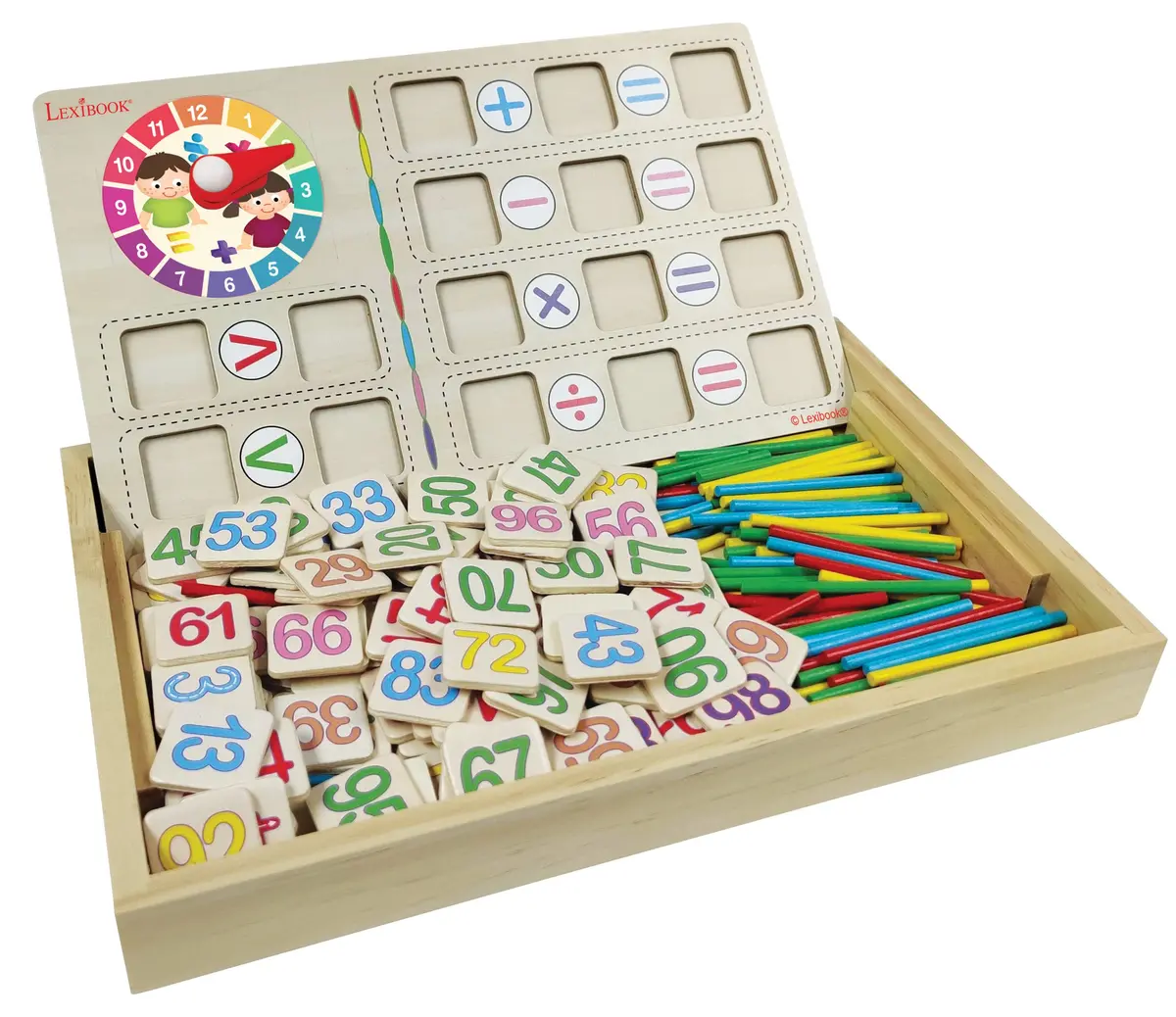 Lexibook Bio Toys Math School - Educational Wooden Activity Set 1