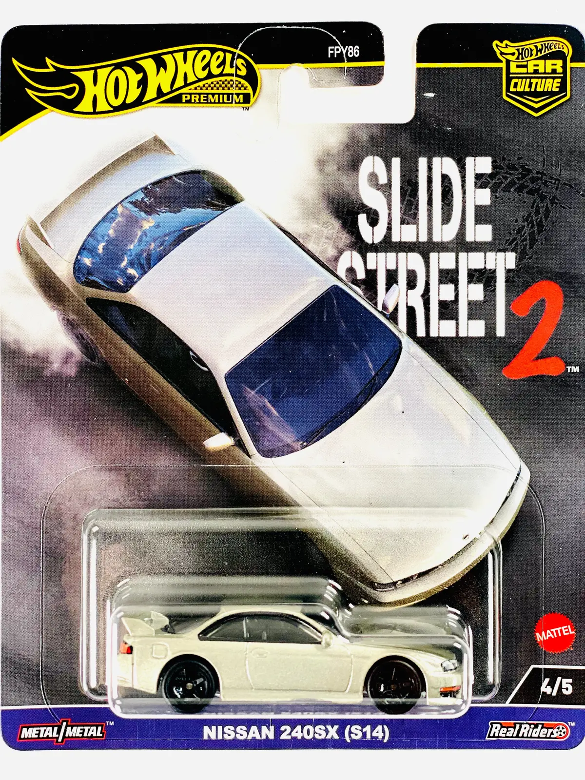 Hot Wheels 2023 Slide Street 2 Case H Nissan 240Sx (S14) 1