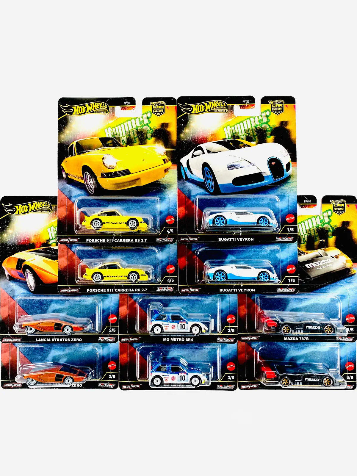 Hot Wheels 2025 Car Culture Hammer Drop Factory Sealed Case F (10 Cars) 1