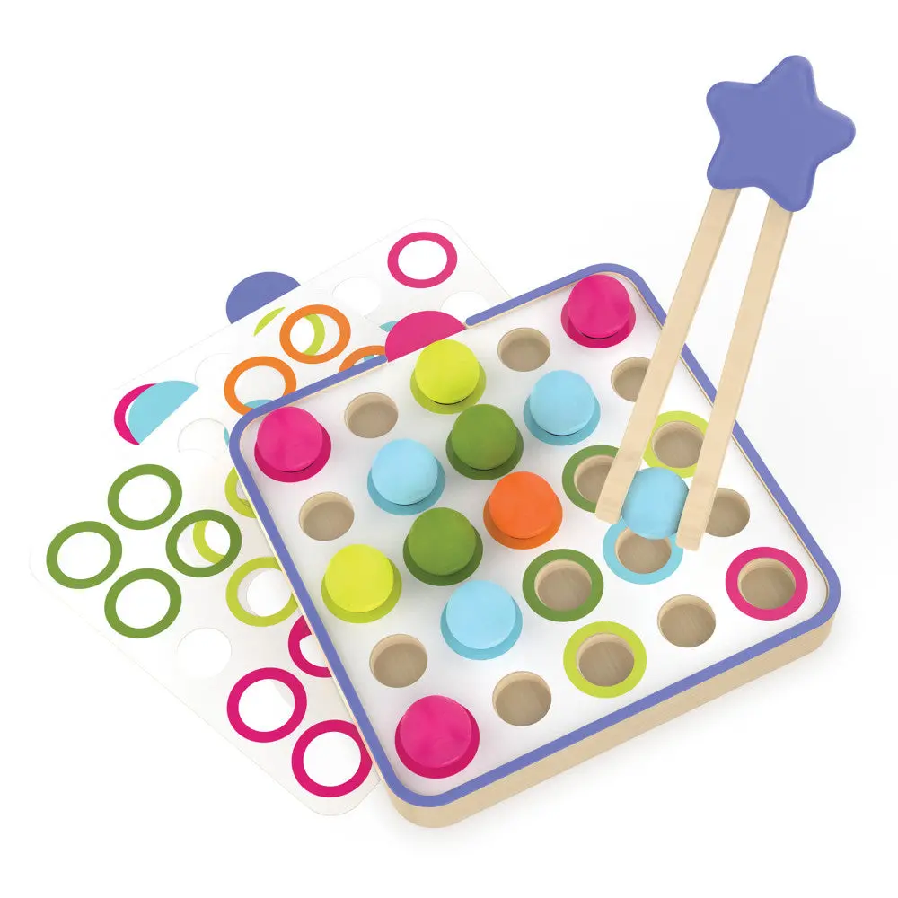 Educational Insights Wooden Color & Counting Puzzle Board - 25 Pc 1