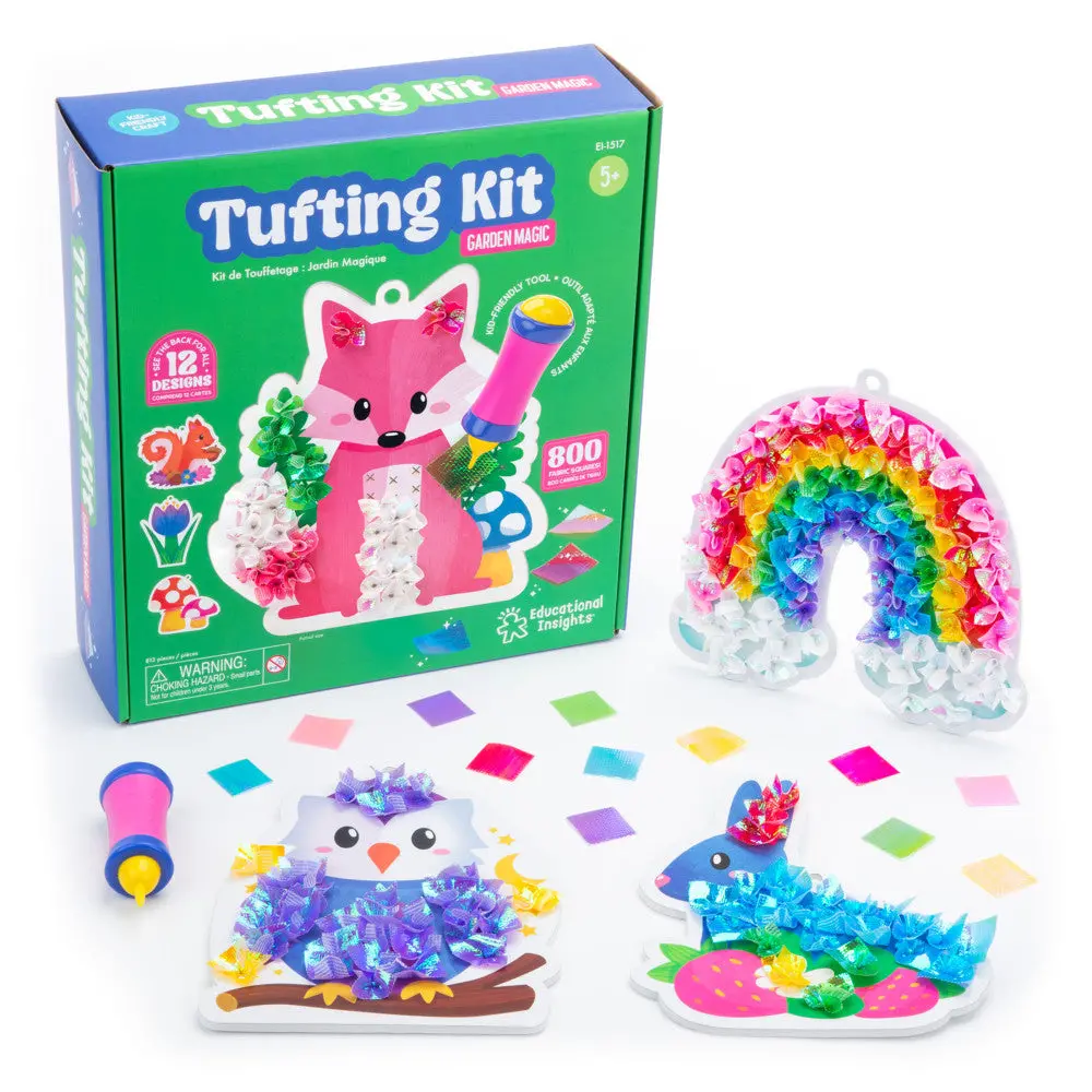 Educational Insights Tufting Crafts Kit - Textured Art Creations 1